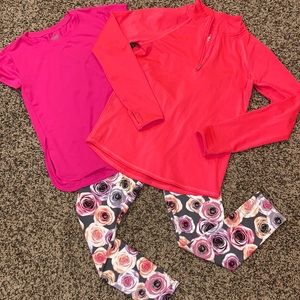 girls justice athletic outfit
